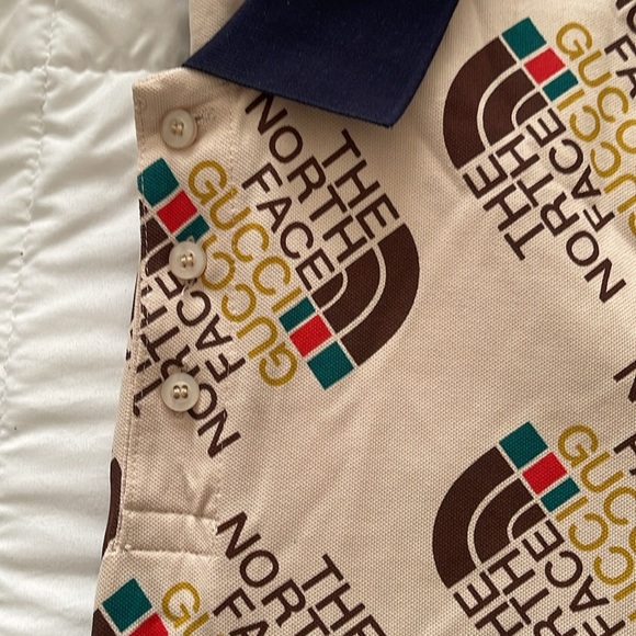 GUCCI NORTH FACE POLO SHIRT - Picture 3 of 6